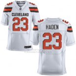 Camiseta Cleveland Browns Haden Blanco Nike Elite NFL Hombre