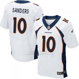 Camiseta Denver Broncos Sanders Blanco Nike Elite NFL Hombre