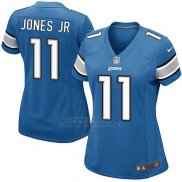 Camiseta Detroit Lions Jones Jr Azul Nike Game NFL Mujer