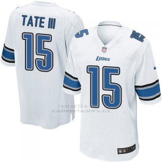 Camiseta Detroit Lions Tate Blanco Nike Game NFL Nino