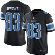 Camiseta Detroit Lions Wright Negro Nike Legend NFL Hombre