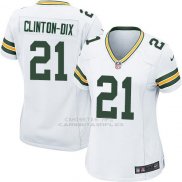 Camiseta Green Bay Packers Clinton Dix Nike Game NFL Blanco Mujer