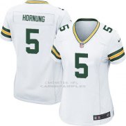 Camiseta Green Bay Packers Hornung Blanco Nike Game NFL Mujer