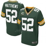 Camiseta Green Bay Packers Matthews Verde Nike Elite NFL Hombre