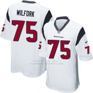 Camiseta Houston Texans Wilfork Blanco Nike Game NFL Hombre