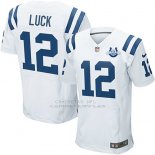 Camiseta Indianapolis Colts Luck Blanco Nike Elite NFL Hombre