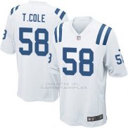 Camiseta Indianapolis Colts T.Cole Blanco Nike Game NFL Nino