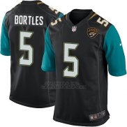 Camiseta Jacksonville Jaguars Bortles Negro Nike Game NFL Hombre