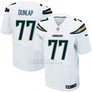 Camiseta Los Angeles Chargers Dunlap Blanco Nike Elite NFL Hombre