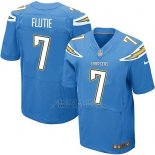 Camiseta Los Angeles Chargers Flutie Azul Nike Elite NFL Hombre