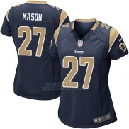 Camiseta Los Angeles Rams Mason Negro Nike Game NFL Mujer