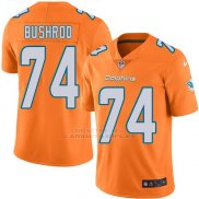Camiseta Miami Dolphins Bushrod Naranja Nike Legend NFL Hombre