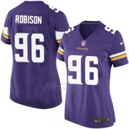 Camiseta Minnesota Vikings Robinson Violeta Nike Game NFL Mujer