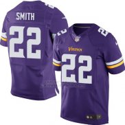 Camiseta Minnesota Vikings Smith Violeta Nike Elite NFL Hombre