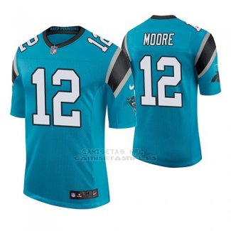 Camiseta NFL Elite Hombre Carolina Panthers D. J. Moore Azul