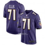 Camiseta NFL Game Baltimore Ravens Justin Ellis Violeta
