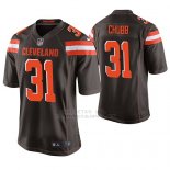 Camiseta NFL Game Hombre Cleveland Browns Nick Chubb Marron