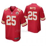 Camiseta NFL Game Hombre Kansas City Chiefs Armani Watts Rojo