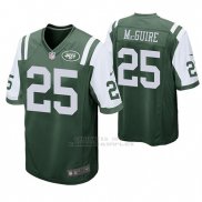Camiseta NFL Game Hombre New York Jets Elijah Mcguire Verde