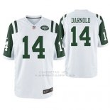 Camiseta NFL Game Hombre New York Jets Sam Darnold Blanco