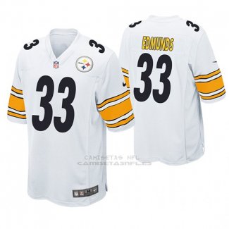 Camiseta NFL Game Hombre Pittsburgh Steelers Trey Edmunds Blanco
