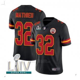 Camiseta NFL Game Kansas City Chiefs 32 Tyrann Mathieu Negro