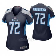 Camiseta NFL Game Mujer Tennessee Titans David Quessenberry Azul