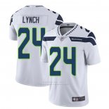 Camiseta NFL Game Seattle Seahawks 24 Marshawn Lynch Blanco