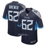Camiseta NFL Game Tennessee Titans Aaron Brewer Azul