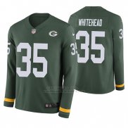 Camiseta NFL Hombre Green Bay Packers Jermaine Whitehead Verde Therma Manga Larga