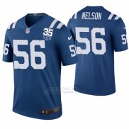 Camiseta NFL Legend Hombre Indianapolis Colts Quenton Nelson 35th Anniersary Azul Color Rush