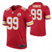 Camiseta NFL Legend Kansas City Chiefs Khalen Saunders Color Rush Rojo
