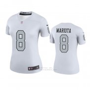 Camiseta NFL Legend Mujer Las Vegas Raiders Marcus Mariota Blanco Color Rush