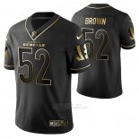 Camiseta NFL Limited Cincinnati Bengals Preston Brown Golden Edition Negro