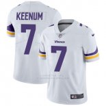 Camiseta NFL Limited Hombre Minnesota Vikings 7 Keenum Blanco