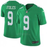 Camiseta NFL Limited Hombre Philadelphia Eagles 9 Foles Verde