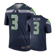 Camiseta NFL Limited Hombre Seattle Seahawks Russell Wilson College Azul Legend