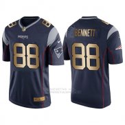 Camiseta New England Patriots Bennett Profundo Azul Nike Gold Game NFL Hombre