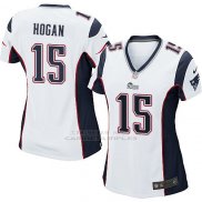Camiseta New England Patriots Hogan Blanco Nike Game NFL Mujer