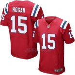 Camiseta New England Patriots Hogan Rojo Nike Elite NFL Hombre