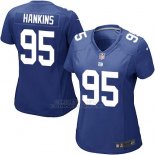 Camiseta New York Giants Hankins Azul Nike Game NFL Mujer