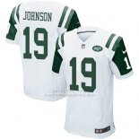 Camiseta New York Jets Johnson Blanco Nike Elite NFL Hombre