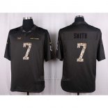 Camiseta New York Jets Smith Apagado Gris Nike Anthracite Salute To Service NFL Hombre