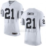Camiseta Oakland Raiders Smith Blanco Nike Elite NFL Hombre