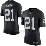 Camiseta Oakland Raiders Smith Negro Nike Elite NFL Hombre