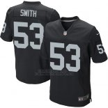 Camiseta Oakland Raiders Smith Negro Nike Elite NFL Hombre