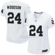 Camiseta Philadelphia Eagles Woodson Blanco Nike Game NFL Mujer