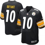Camiseta Pittsburgh Steelers Bryant Negro Nike Game NFL Hombre