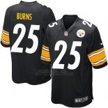 Camiseta Pittsburgh Steelers Burns Negro Nike Game NFL Hombre