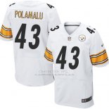 Camiseta Pittsburgh Steelers Polamalu Blanco Nike Elite NFL Hombre